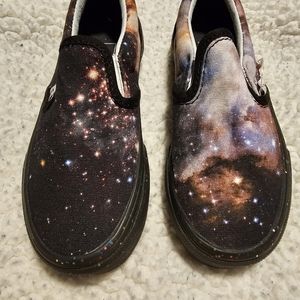 VANS x SPACE VOYAGER NASA Slip-On Sneakers Vans Skate Unisex Kid's Size 11 NEW
